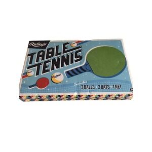 Ridley's Table Tennis Ping Pong Set Includes Balls Net Paddles NEW